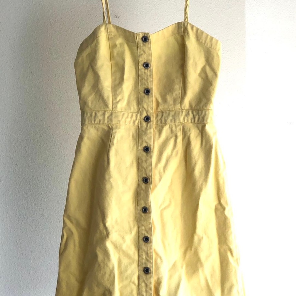 Yellow summer dress